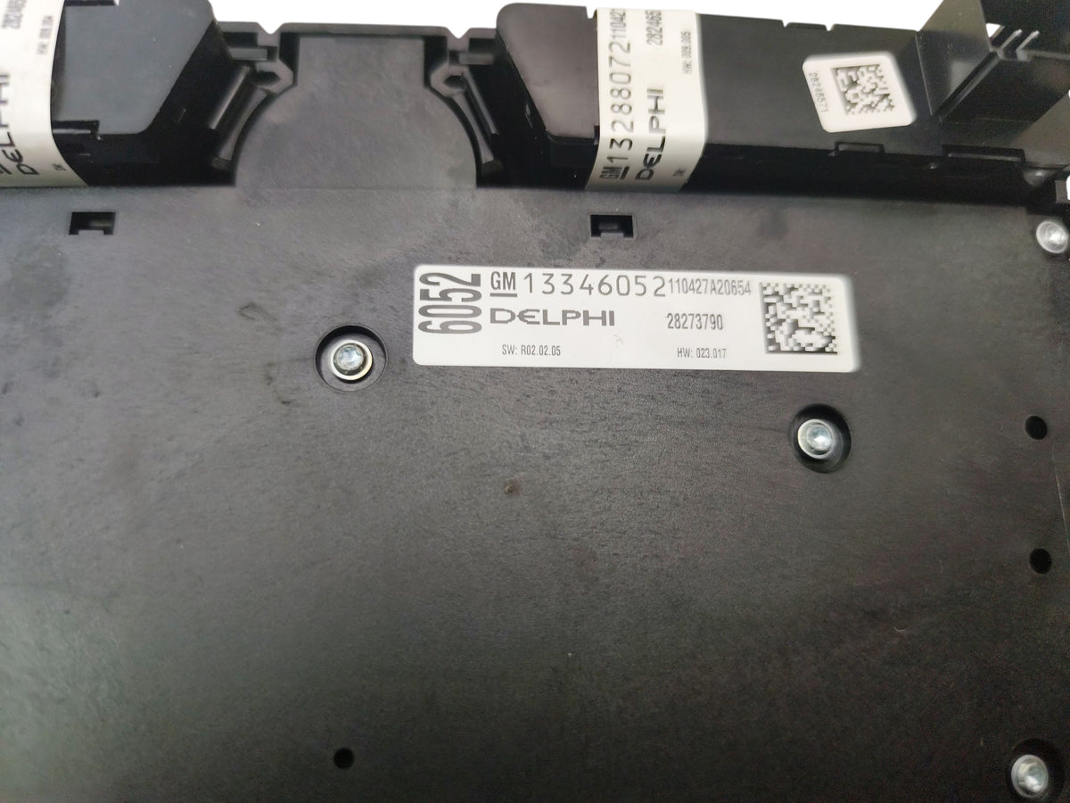 AIR CONDITIONING RADIO PANEL OPEL ASTRA IV J 13346052 EUROPE