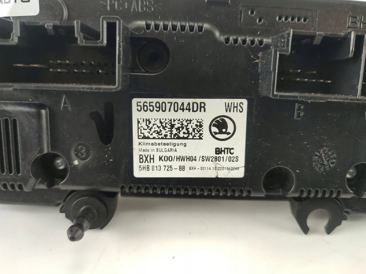 AIR CONDITIONING SUPPLY PANEL SKODA KAROQ LIFT 565907044DR