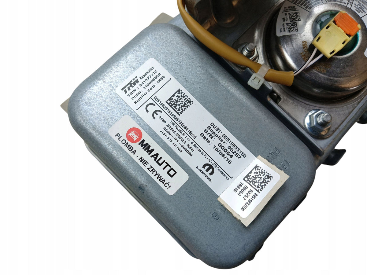 AIRBAG PASSENGER JEEP RENEGADE (2014-2018) 00519833150