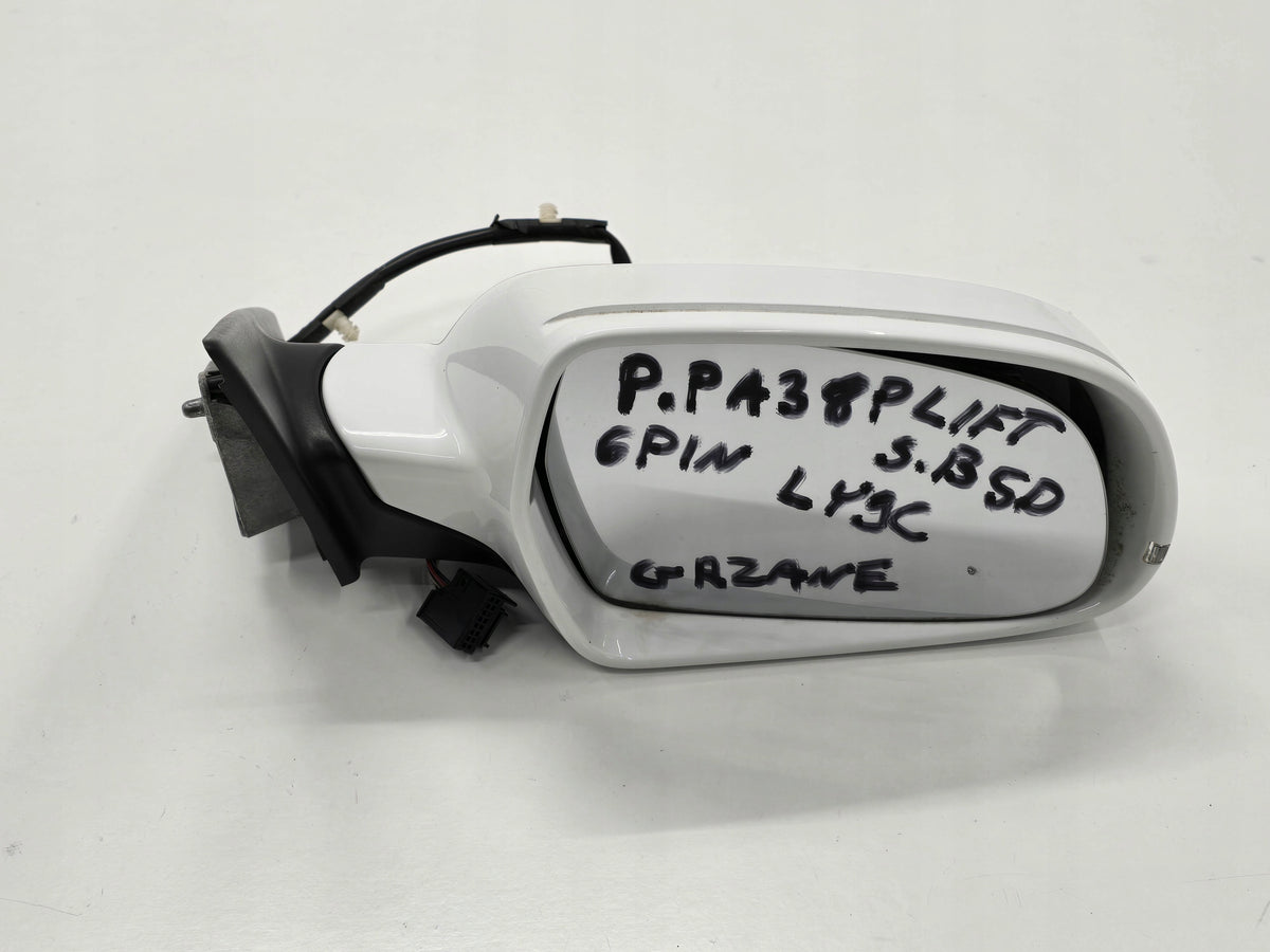 AUDI A3 8P 5D LIFT 10R MIRROR RIGHT 5PIN LY9C ANGLIK UK