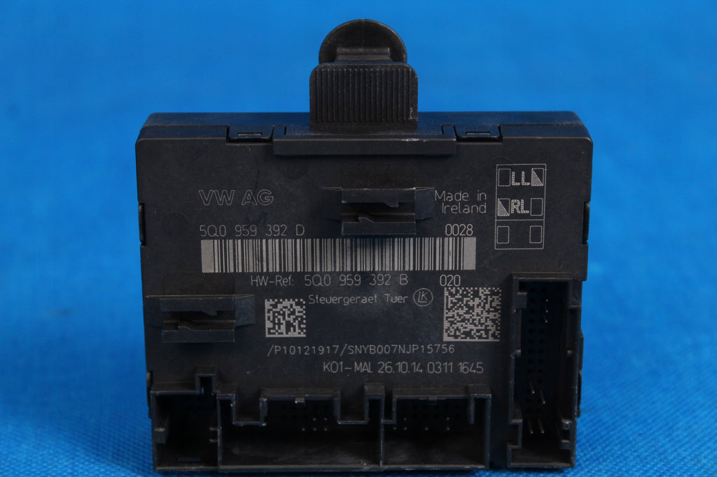 AUDI A3 8V DOOR MODULE FRONT RIGHT 5Q0959392D 2014R
