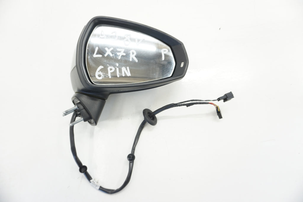 AUDI A3 8V MIRROR RIGHT 6PIN LX7R ENGLISH