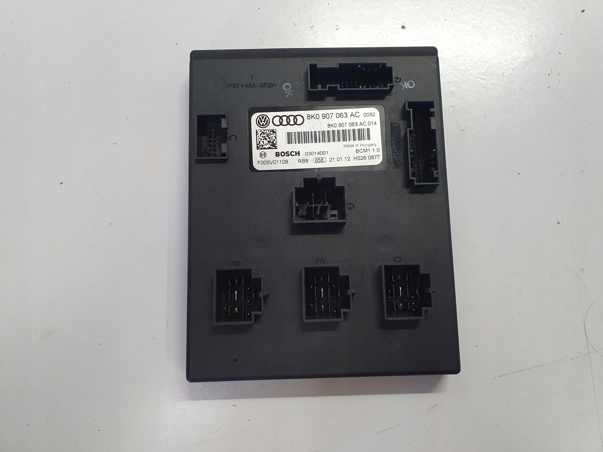 AUDI A4 B8 A5 COMFORT MODULE BORDNETZ 8K0907063AC