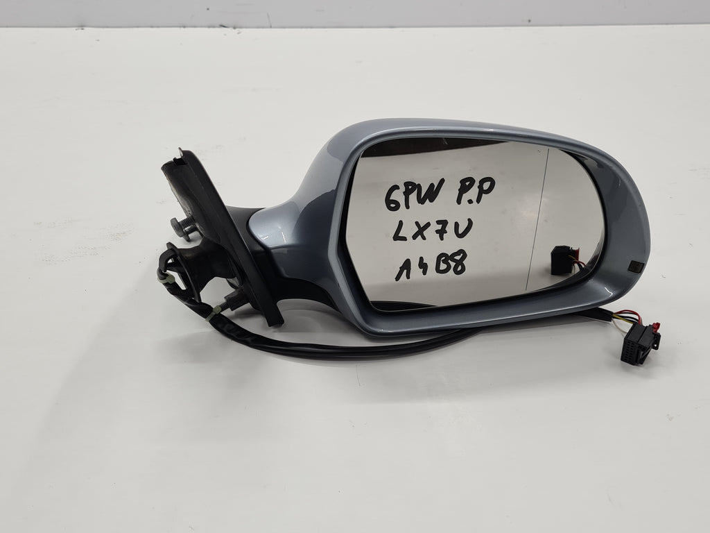 AUDI A4 B8 MIRROR RIGHT 6PIN LX7V ENGLISH