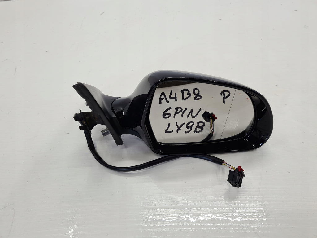 AUDI A4 B8 SPEJL HØJRE 6PIN LY9B UK-VERSION