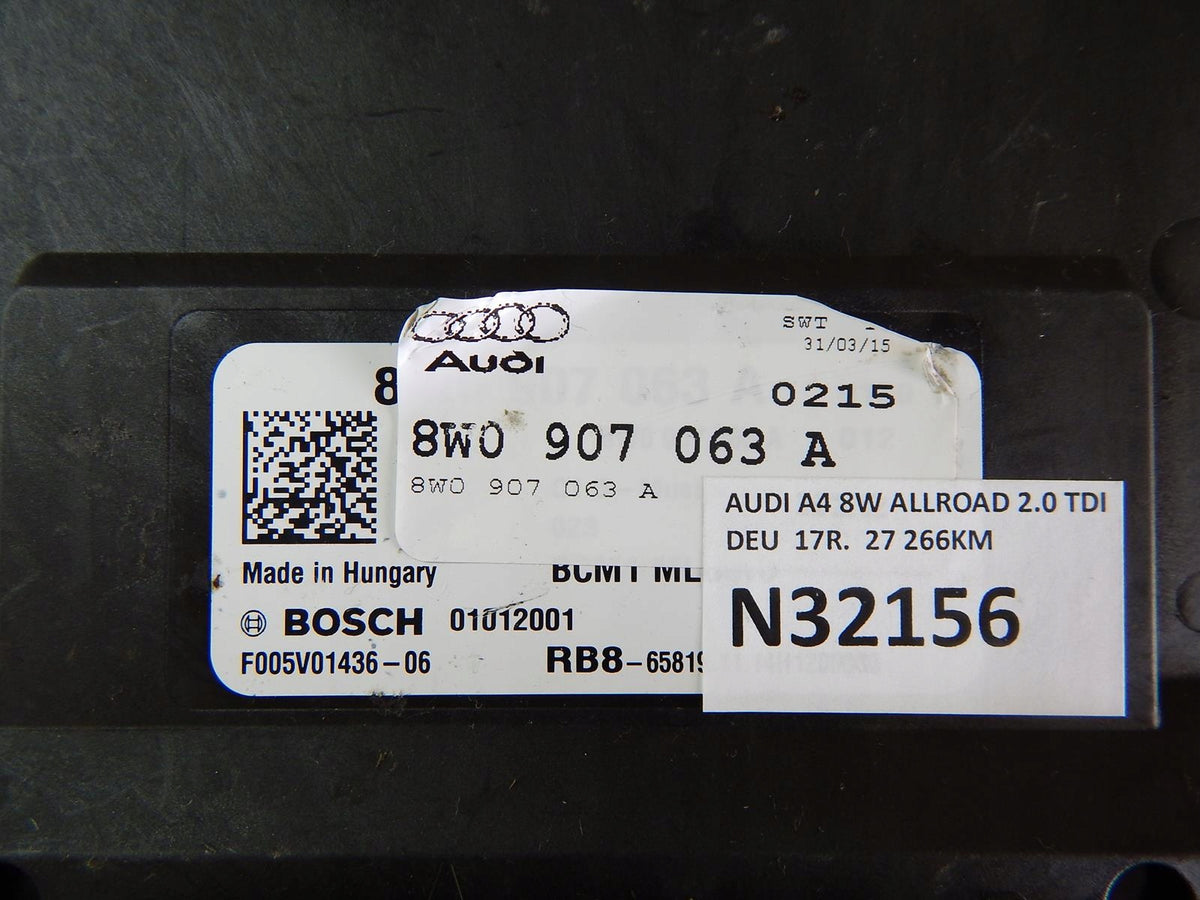 AUDI A4 B9 2.0 TDI MODULE BORDNETZ 8W0907063A