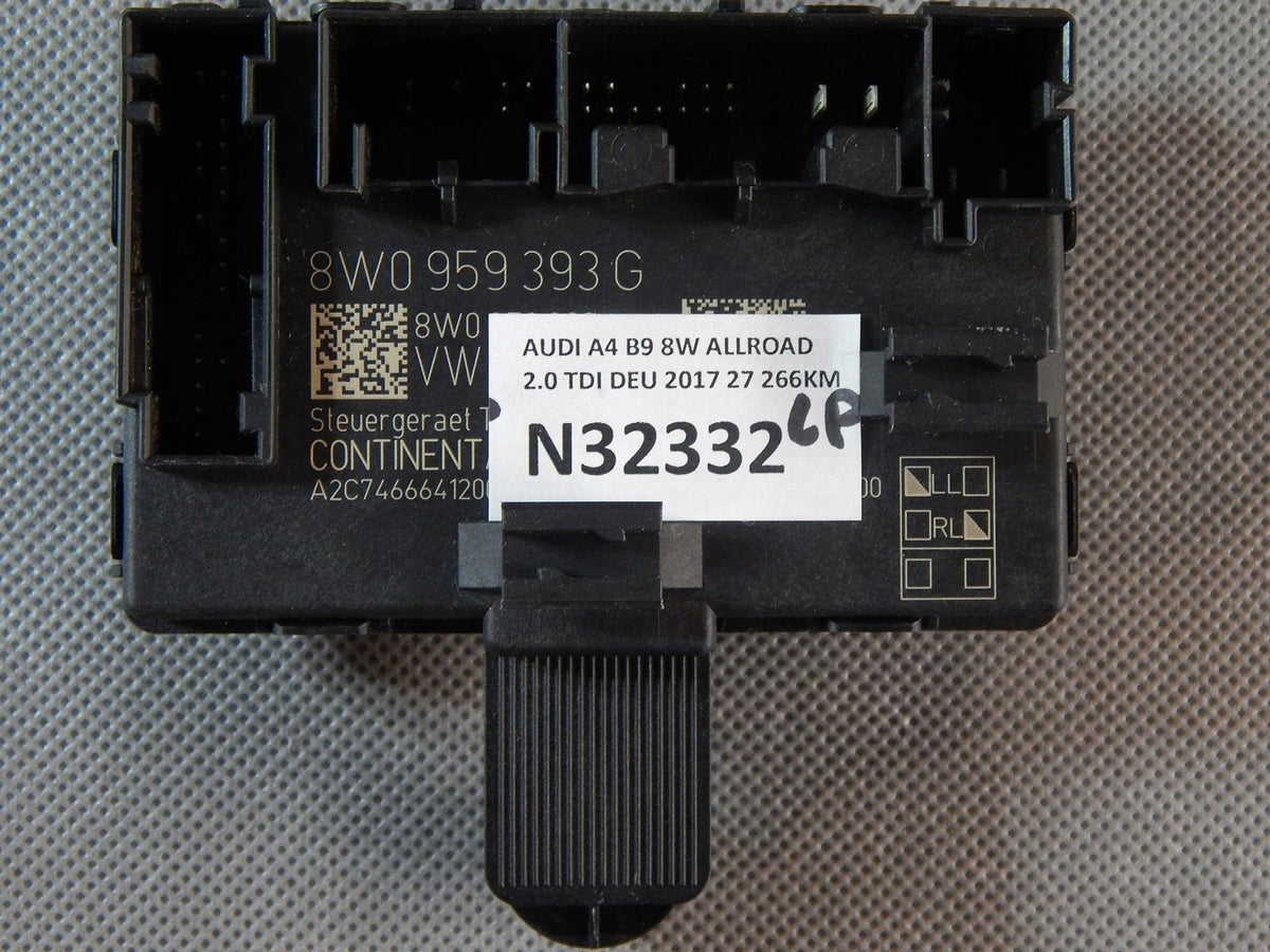 AUDI A4 B9 DOOR MODULE LEFT FRONT 8W0959393G