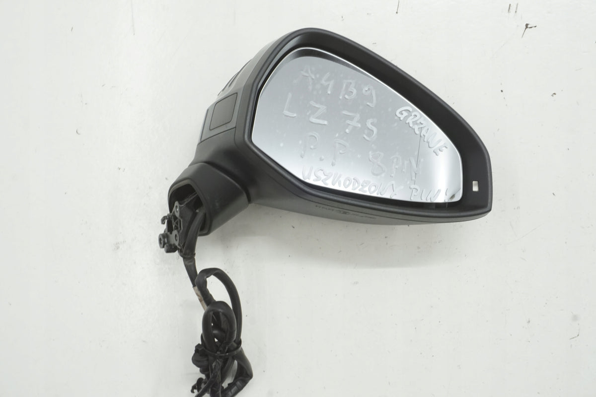 AUDI A4 B9 MIRROR RIGHT 8PIN LZ7S ANGLIK UK