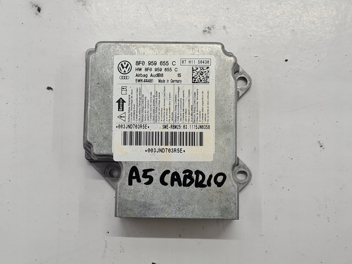 AUDI A5 8T A4 B8 SENSOR AIRBAG MODULE 8F0959655C