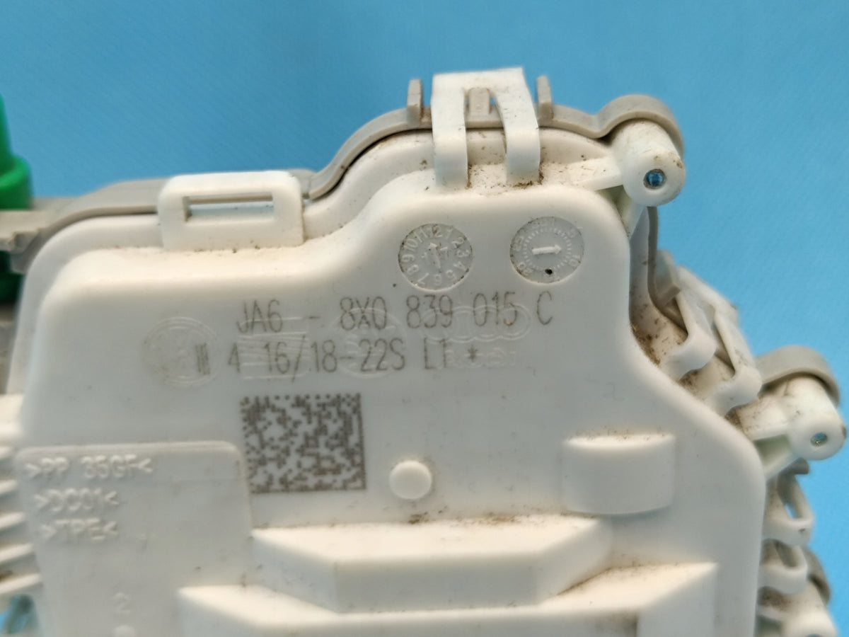 AUDI A5 F5 SPORTBACK 2.0 TDI 140KW 2018 R DOOR LOCK LEFT REAR 8X0839015C