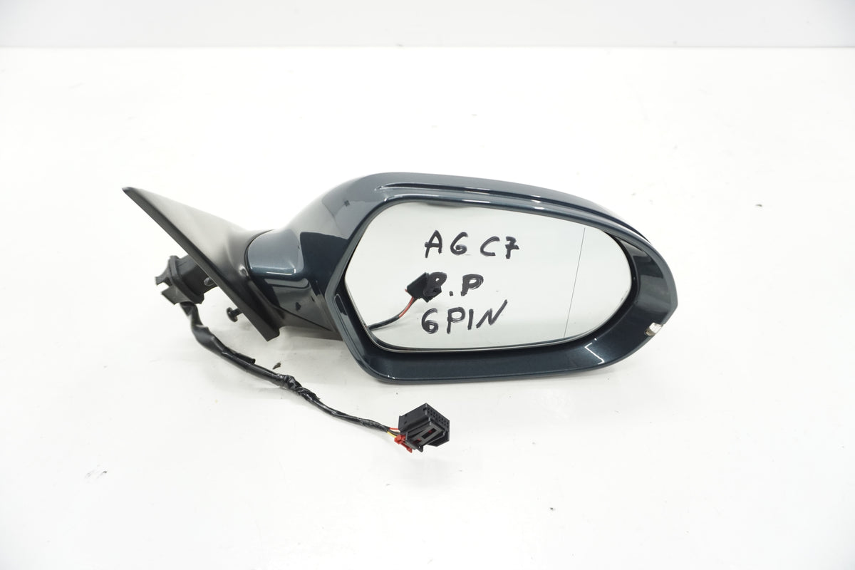AUDI A6 C7 MIRROR RIGHT 6PIN ENGLISH LX5N