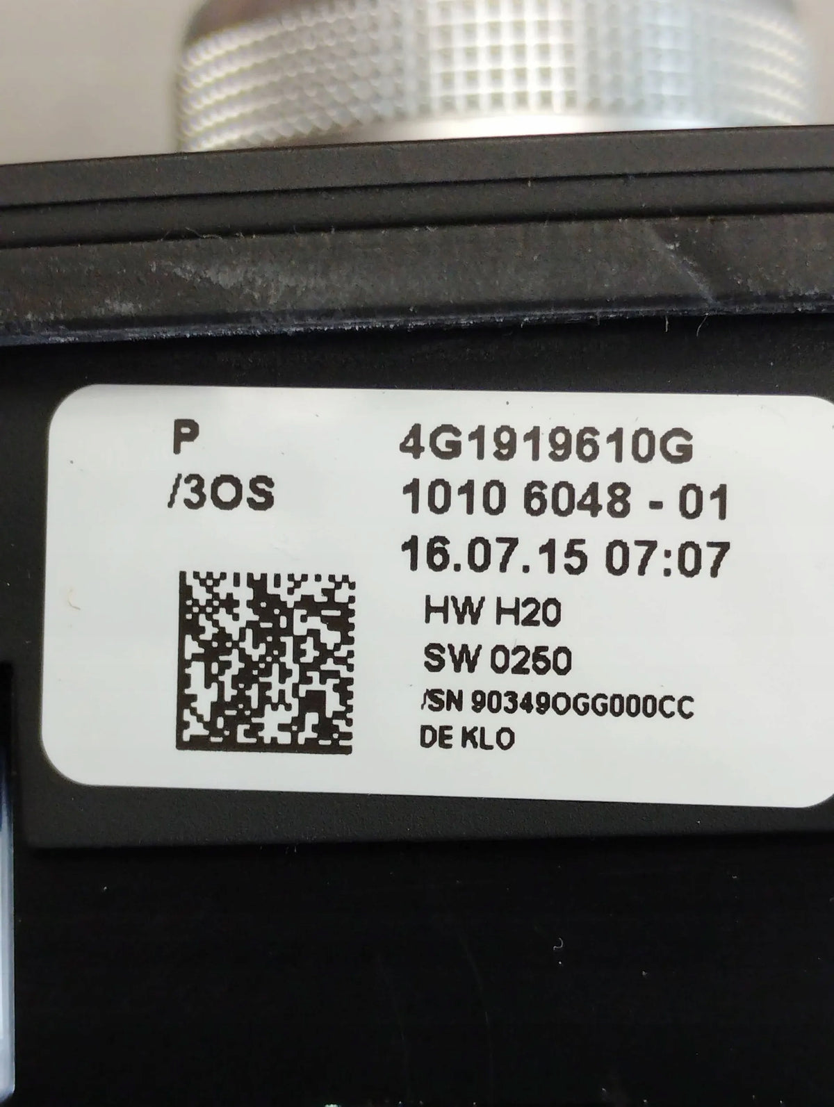 AUDI A6 C7 MMI PANEL 4G1919610G