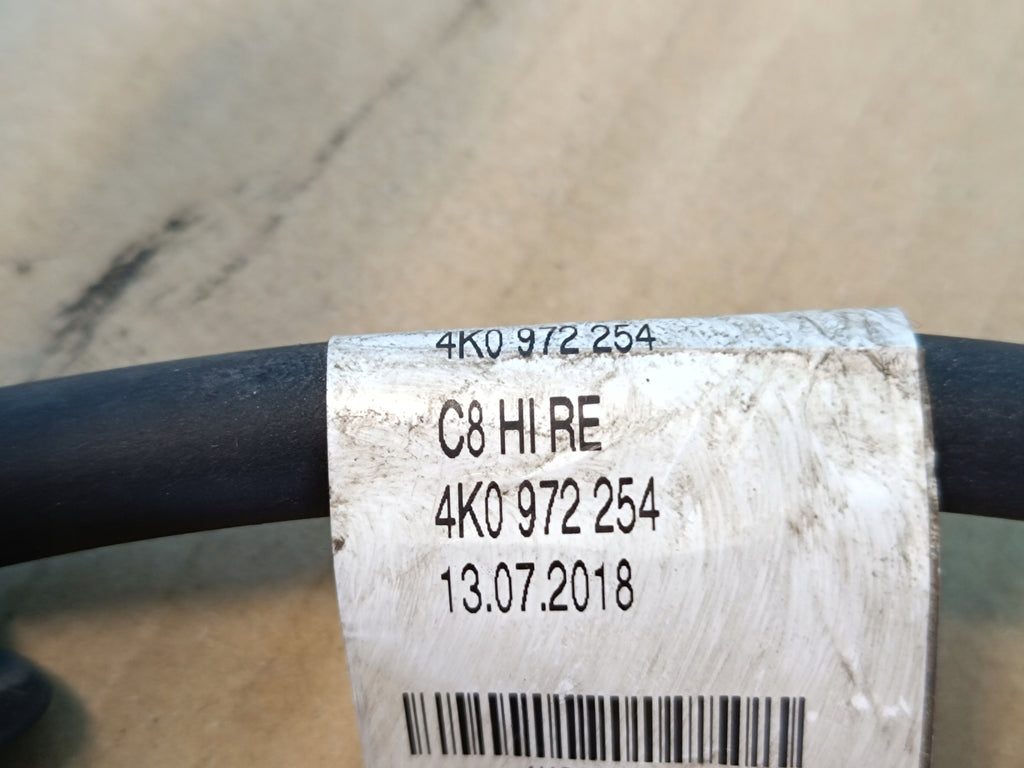 AUDI A6 C8 QUATTRO 2022 R WHEEL HARNESS SPEED SENSOR RIGHT REAR 4K0972254