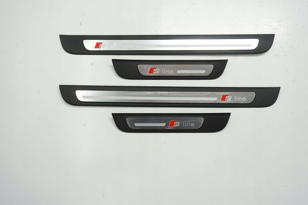 AUDI A7 4G S-LINE THRESHOLD OVERLAY STRIPS SET 4G8853373B