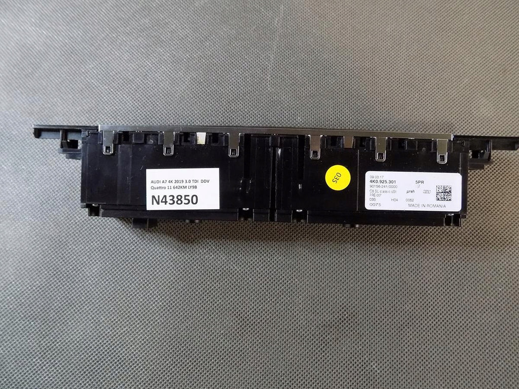 AUDI A7 4K EMERGENCY PANEL SWITCH 4K0925301