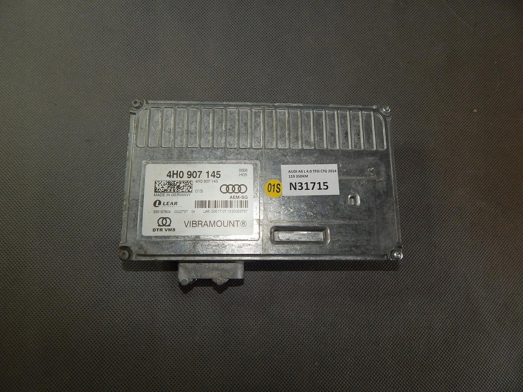 AUDI A8 L ENGINE CUSHION CONTROLLER 4H0907145