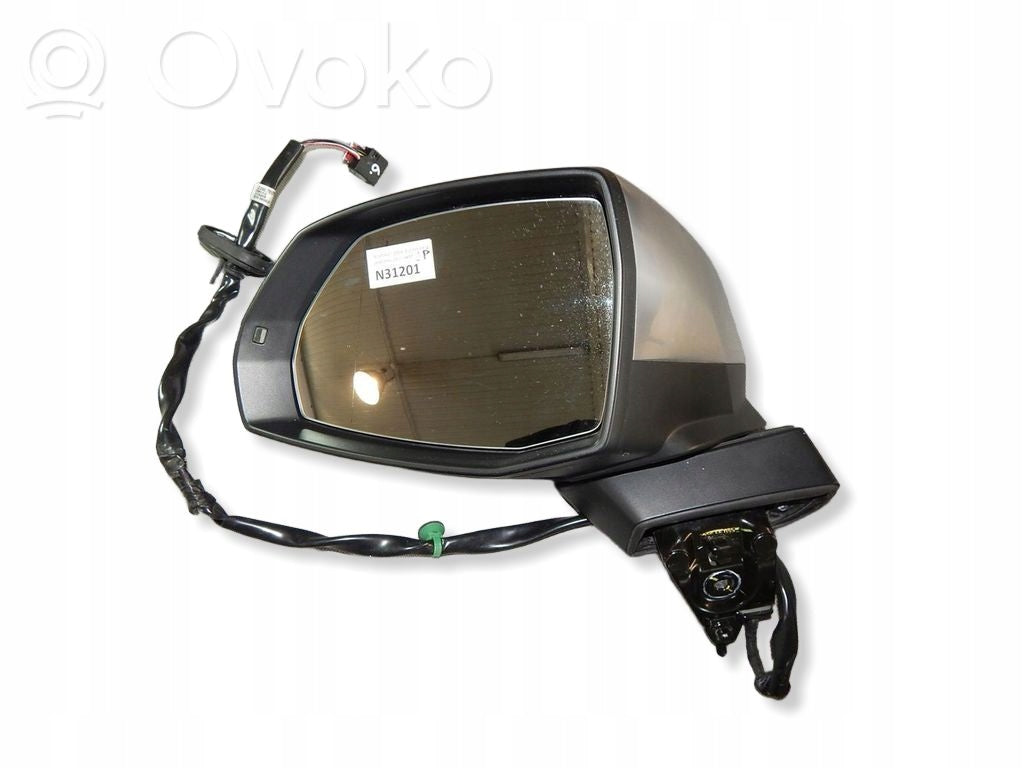 AUDI Q5 SQ5 II FY MIRROR LEFT SATIN CHROME 6 PIN