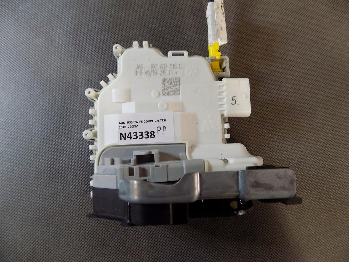 AUDI RS5 8W DOOR LOCK RIGHT 5 PIN 8X1837016C