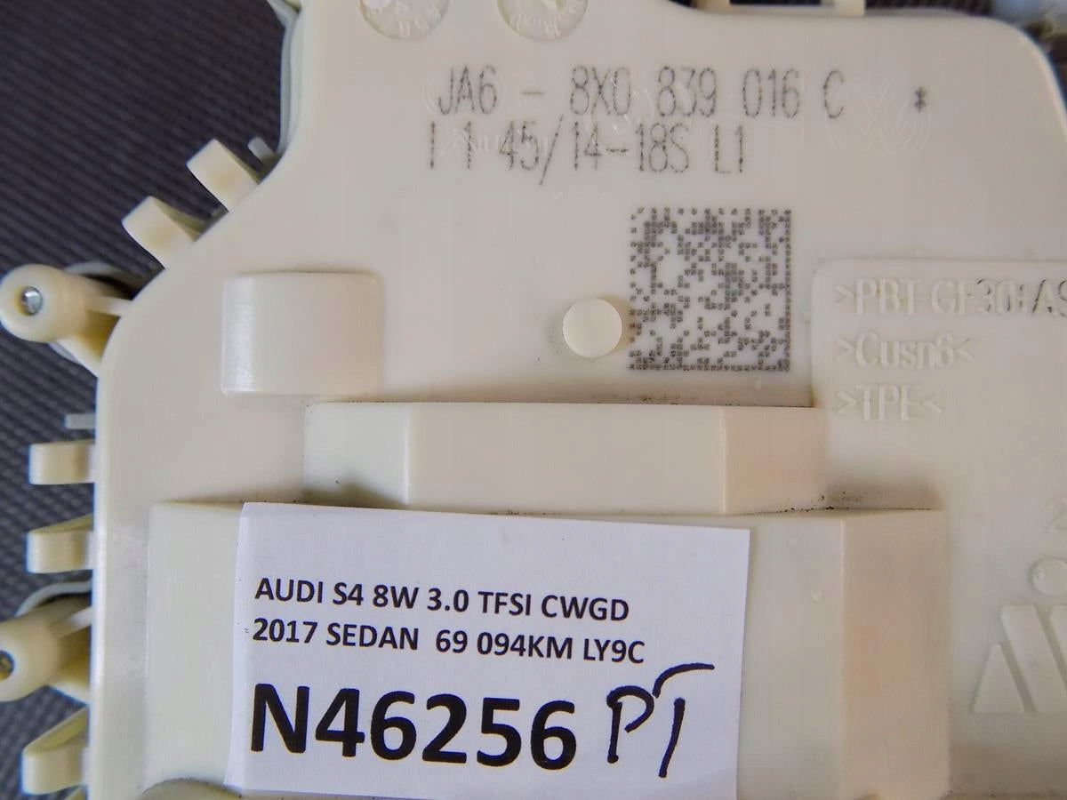 AUDI S4 A4 B9 DOOR LOCK RIGHT REAR 8X0839016C