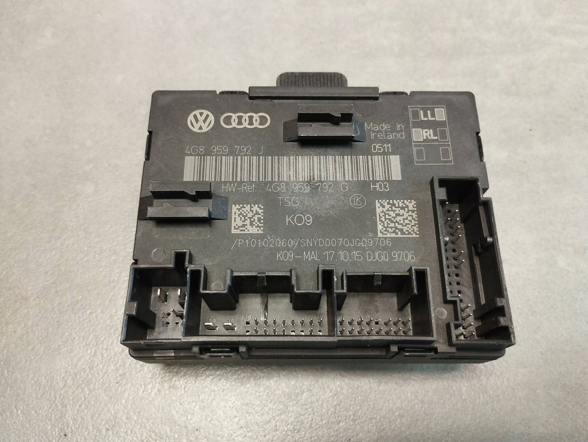 Audi A7 4G DOOR MODULE RIGHT FRONT 4G8959792J
