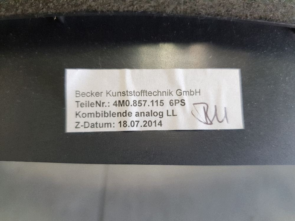 Audi Q7 4M Decorative strip counter frame 4M0857115
