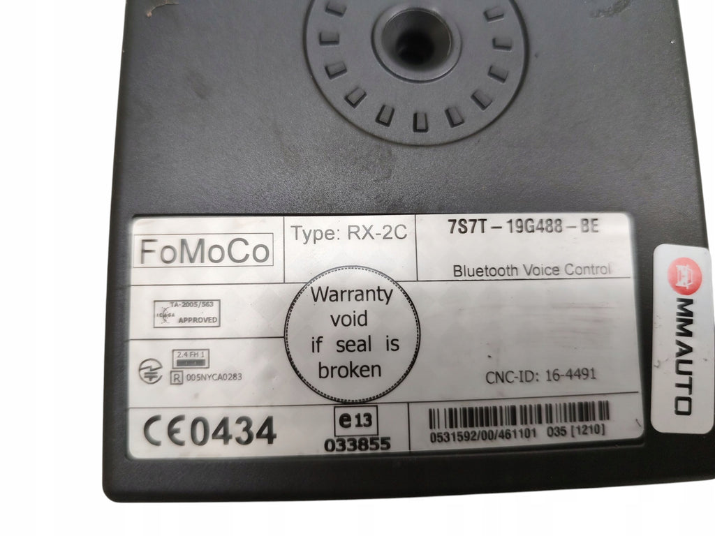 BLUETOOTH CONTROLLER MODULE FORD IV MK4 7S7T-19G488-BE