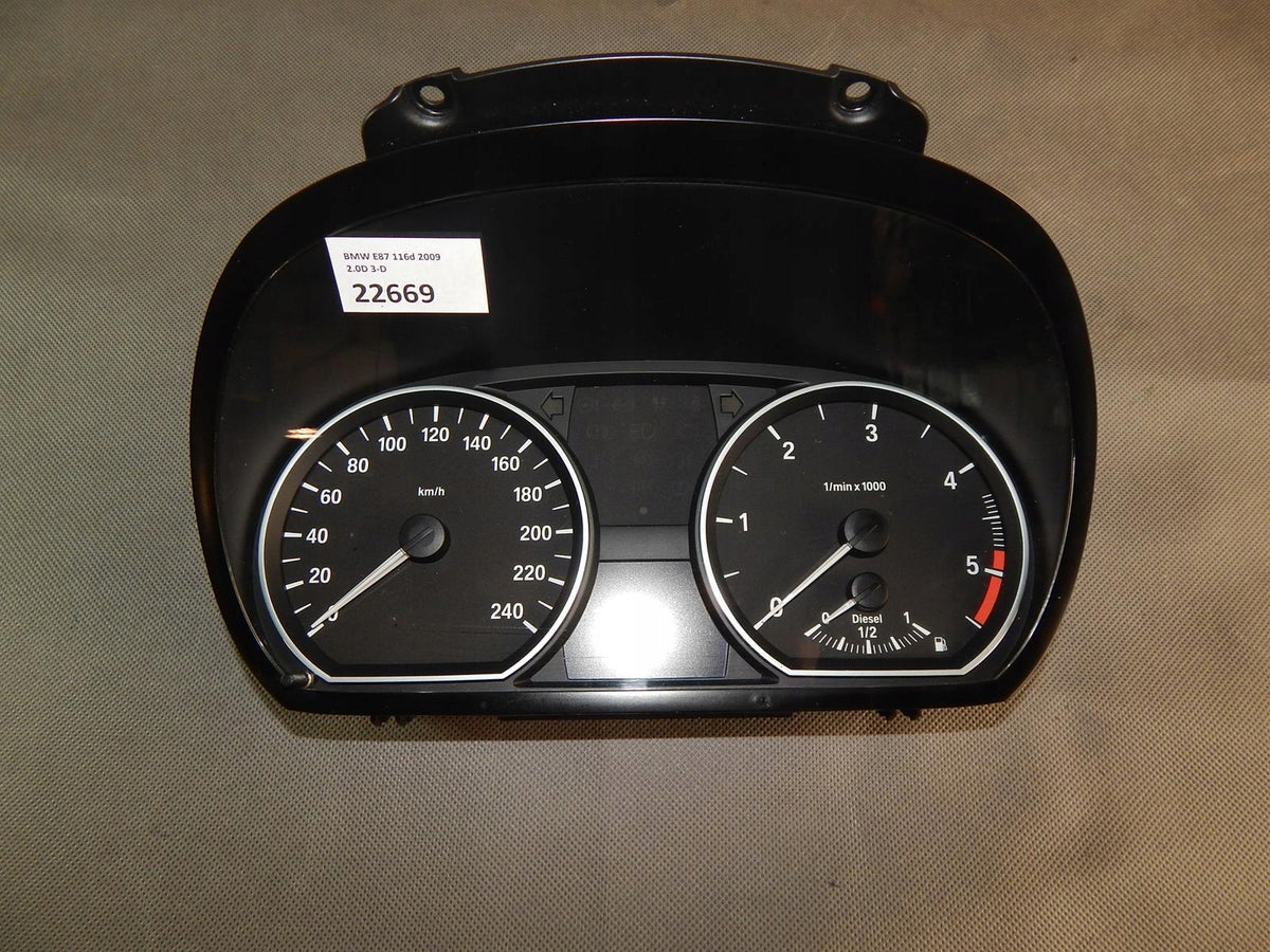 BMW 1 E-87 COUNTER CLOCKS 918704602