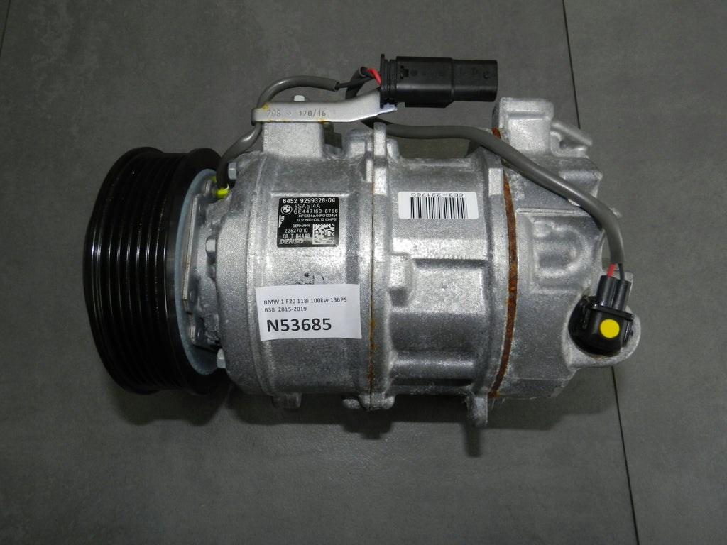 BMW 1 F20 1.5i AIR CONDITIONING COMPRESSOR 9299328