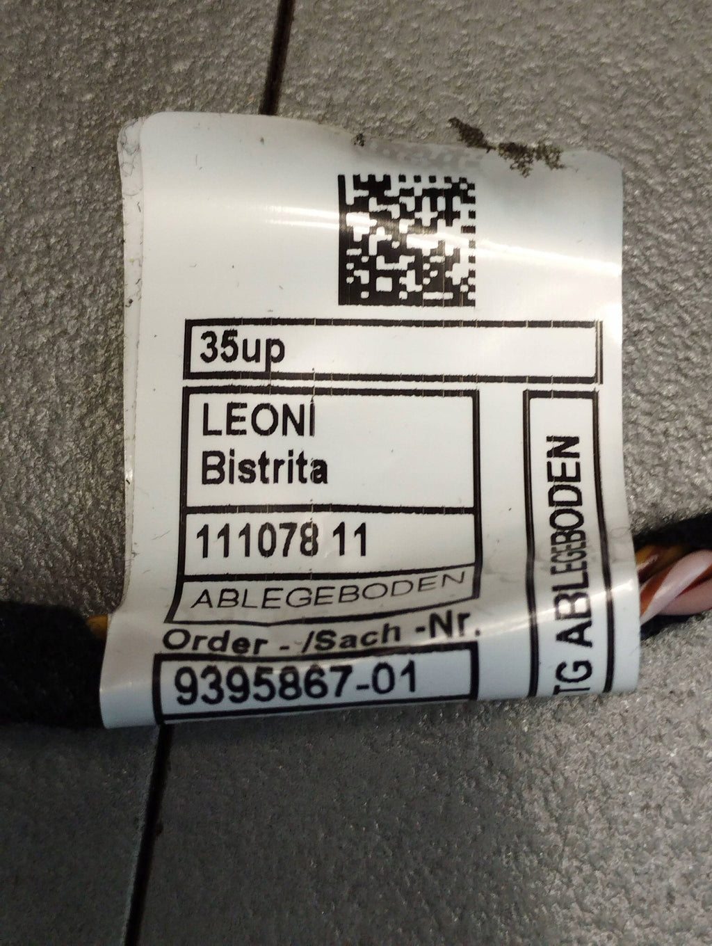 BMW 7 G11 BUNDLE CABLE 9395867