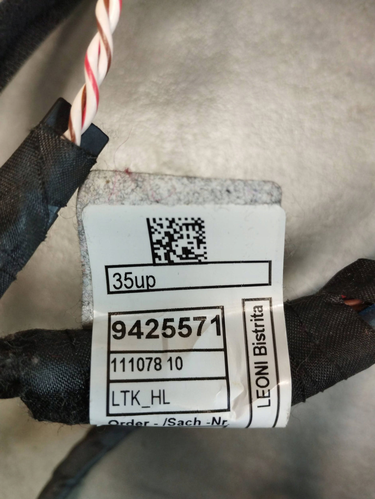 BMW 7 G11 DOOR HARNESS LEFT REAR 9425571 SOFT CLOSE