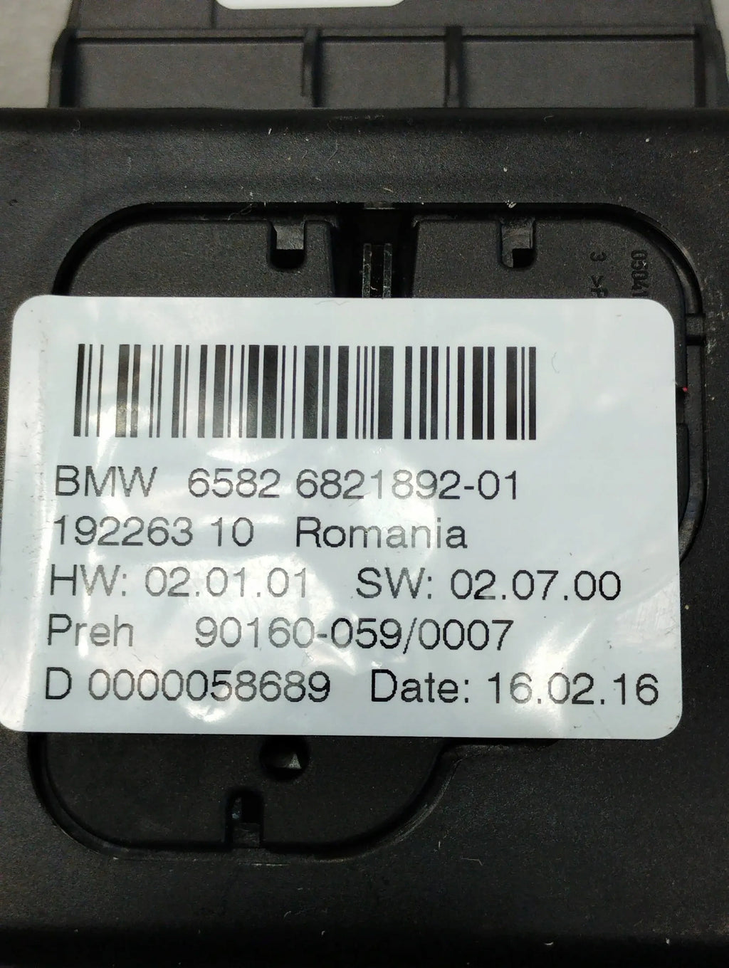 BMW 7 G11 IDRIVE 6821892 CONTROLLER