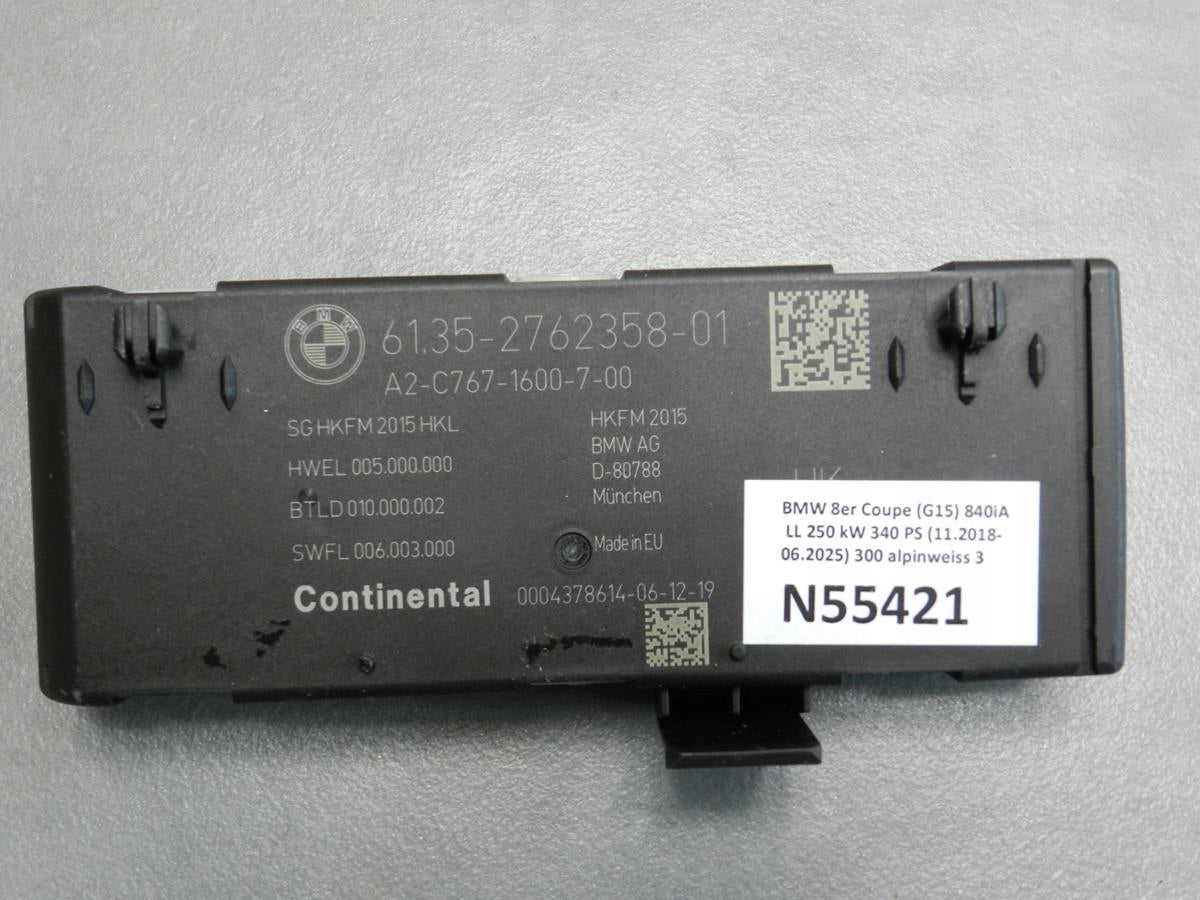 BMW 8 G15 FLAP CONTROLLER MODULE 2762358