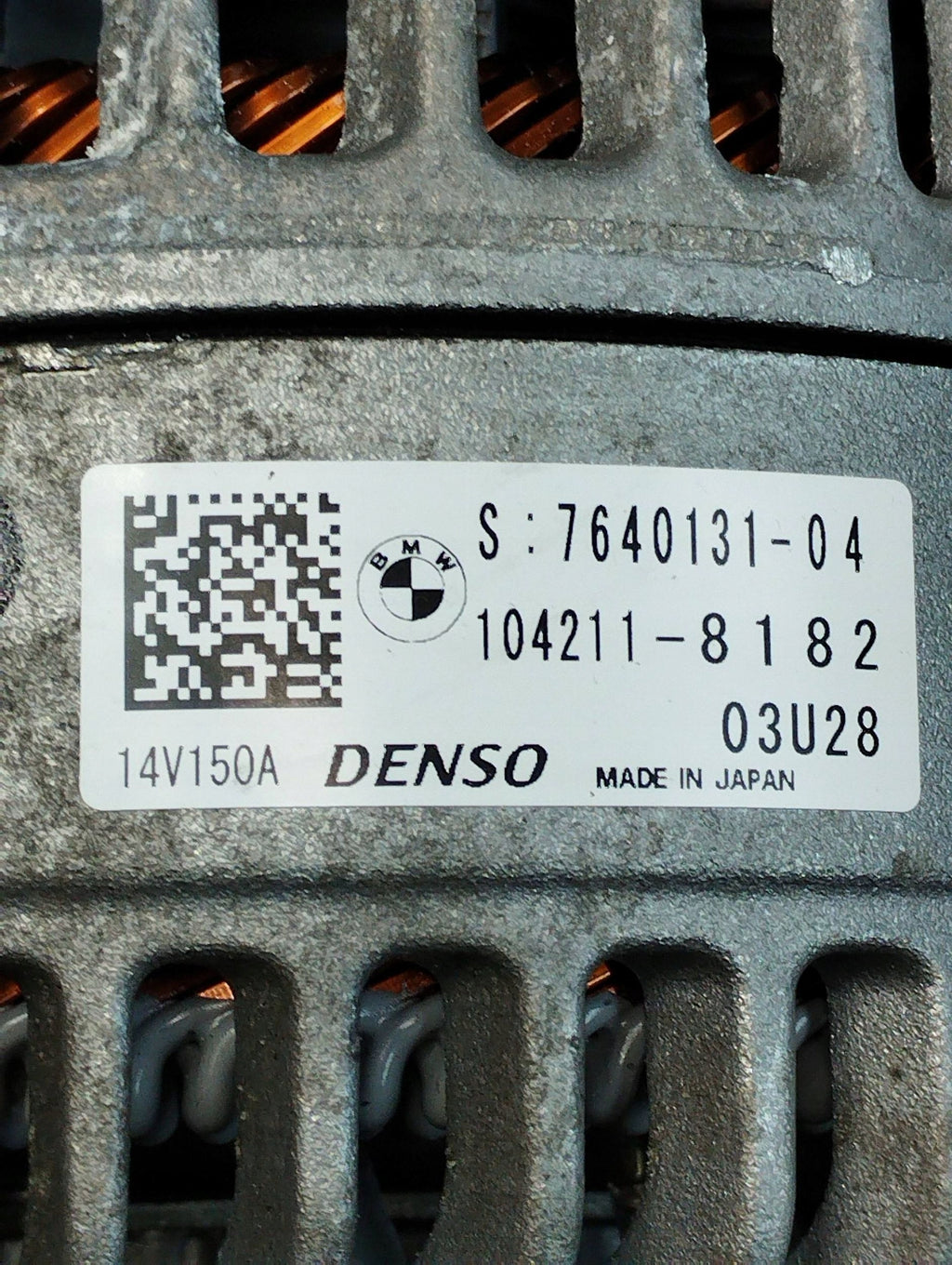 BMW X1 F48 ALTERNATOR 7640131 150A