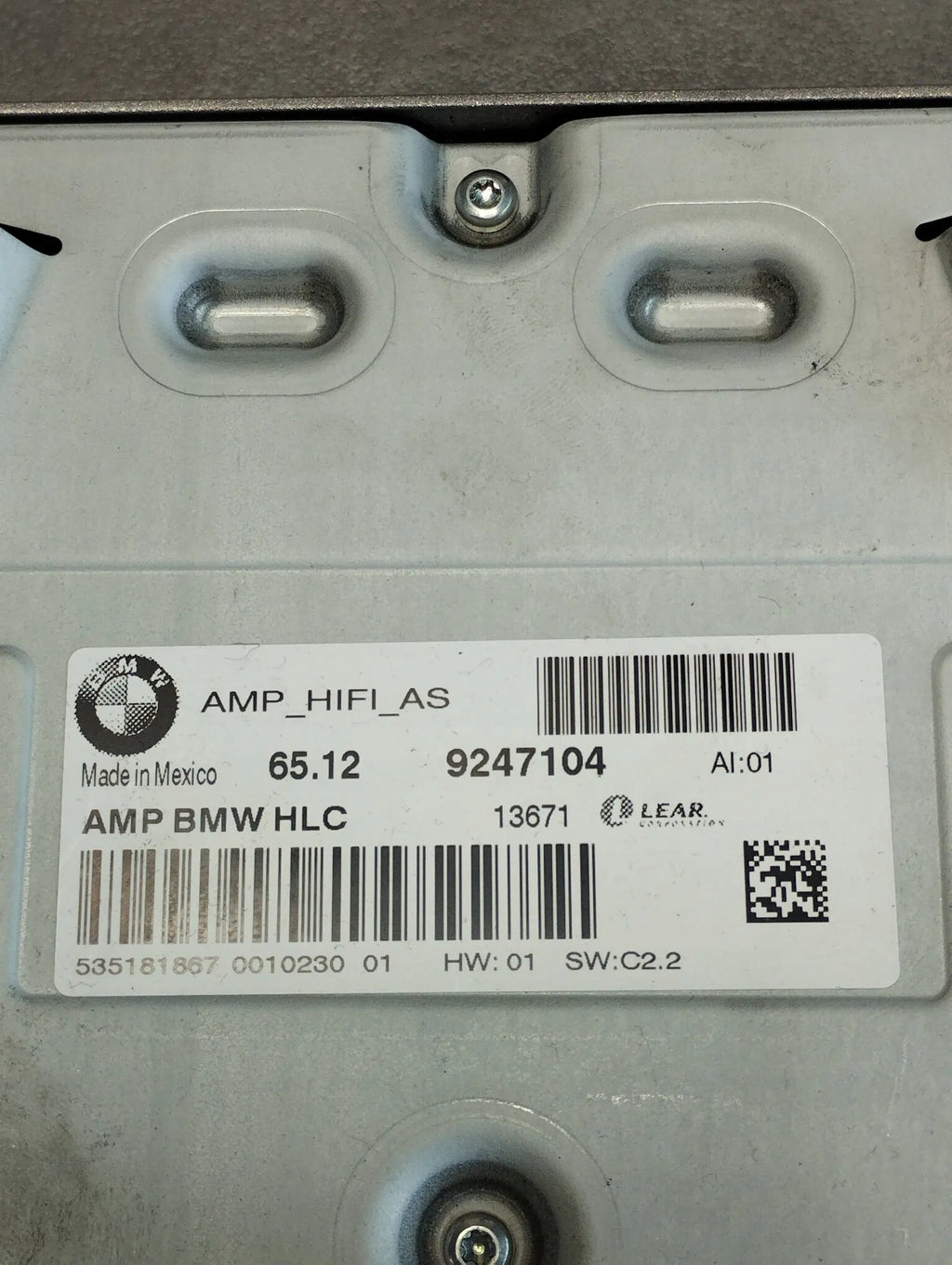 BMW X6 E71 AMPLIFIER 9247104