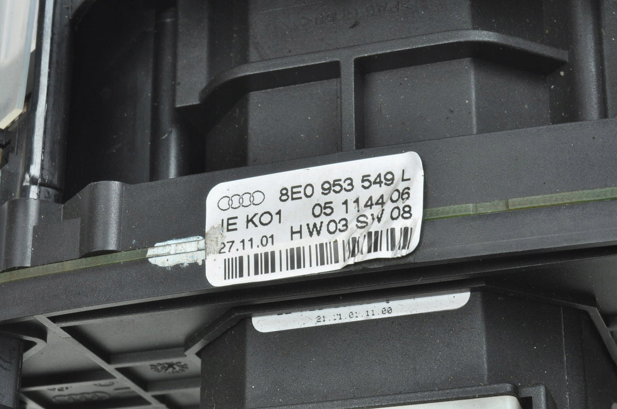 COMBINED SWITCH TAPE AUDI A4 B6 8E0953549L 8E0953521D 8E0953503C