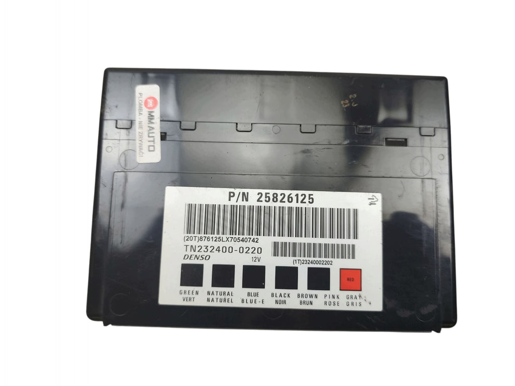 COMFORT CONTROLLER MODULE OPEL ANTARA (2006-2010) CAPTIVA I 25826125