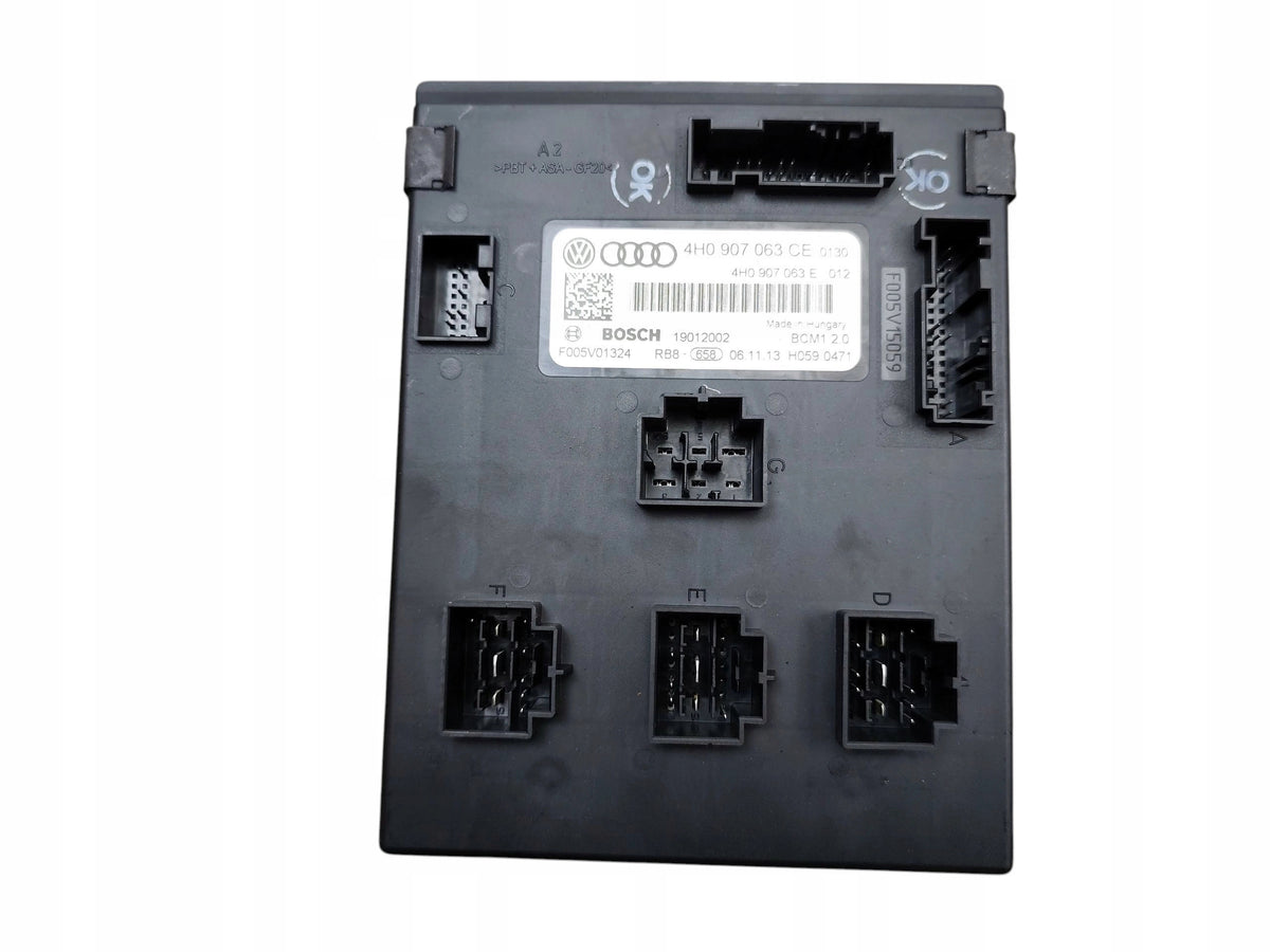 COMFORT MODULE BCM AUDI A6 C7 (2011-2014) 4H0907063CE