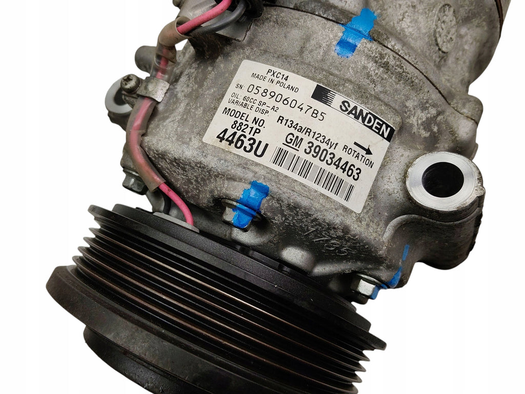 COMPRESSOR AIR CONDITIONING COMPRESSOR OPEL ASTRA V K INSIGNIA B 39034463