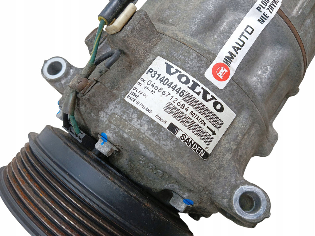 COMPRESSOR AIR CONDITIONING COMPRESSOR VOLVO XC60 AND LIFT (2013-2017) 31404446