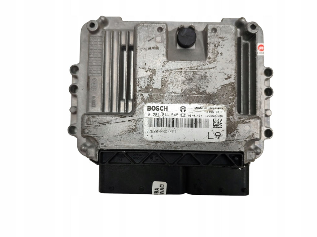 COMPUTER ENGINE CONTROLLER HONDA ACCORD VII 2.2 I-CTDI 140KM 37820-RBD-E51