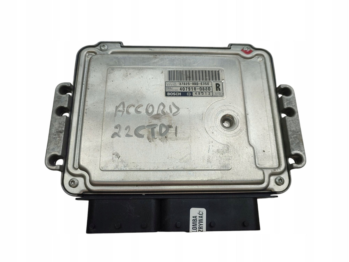 COMPUTER ENGINE CONTROLLER HONDA ACCORD VII 7 2.2 I-CTDI 37820-RBD-E71