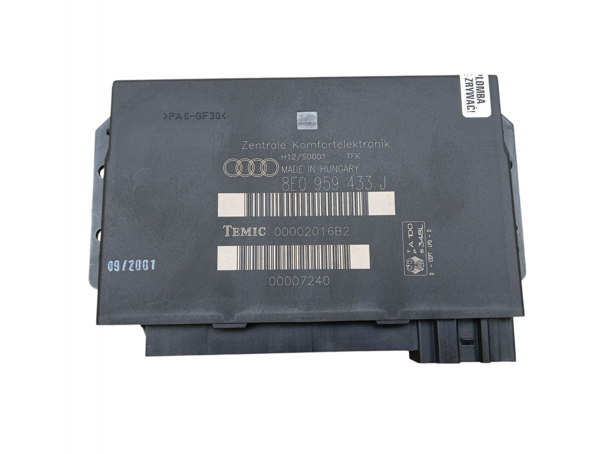 CONTROLLER COMFORT MODULE AUDI A4 B6 8E0959433J