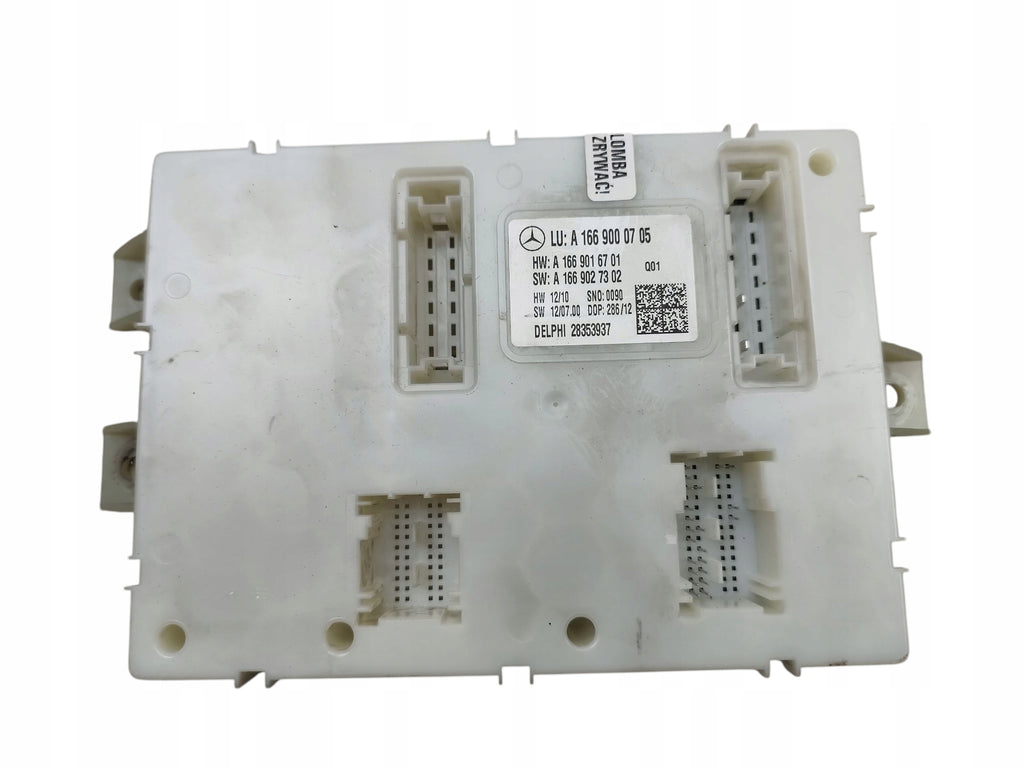 CONTROLLER MODULE SAME MERCEDES ML W166 (2011-2015) A1669000705