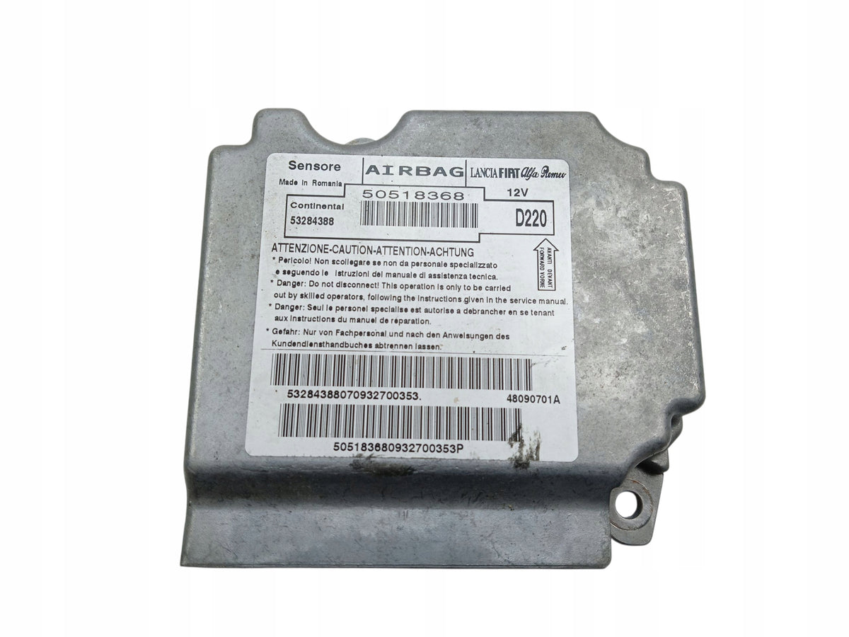 CONTROLLER SENSOR MODULE AIRBAG ALFA ROMEO MITO 53284388