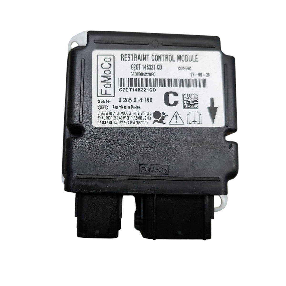 CONTROLLER SENSOR MODULE AIRBAG FORD EDGE II G2GT14B321CD 0285014160