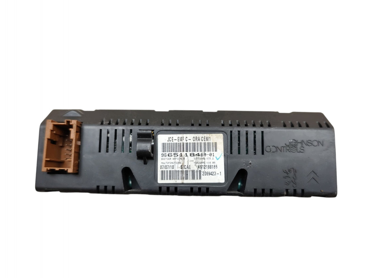 DISPLAY COMPUTER RADIO SCREEN PEUGEOT 407 9665118480