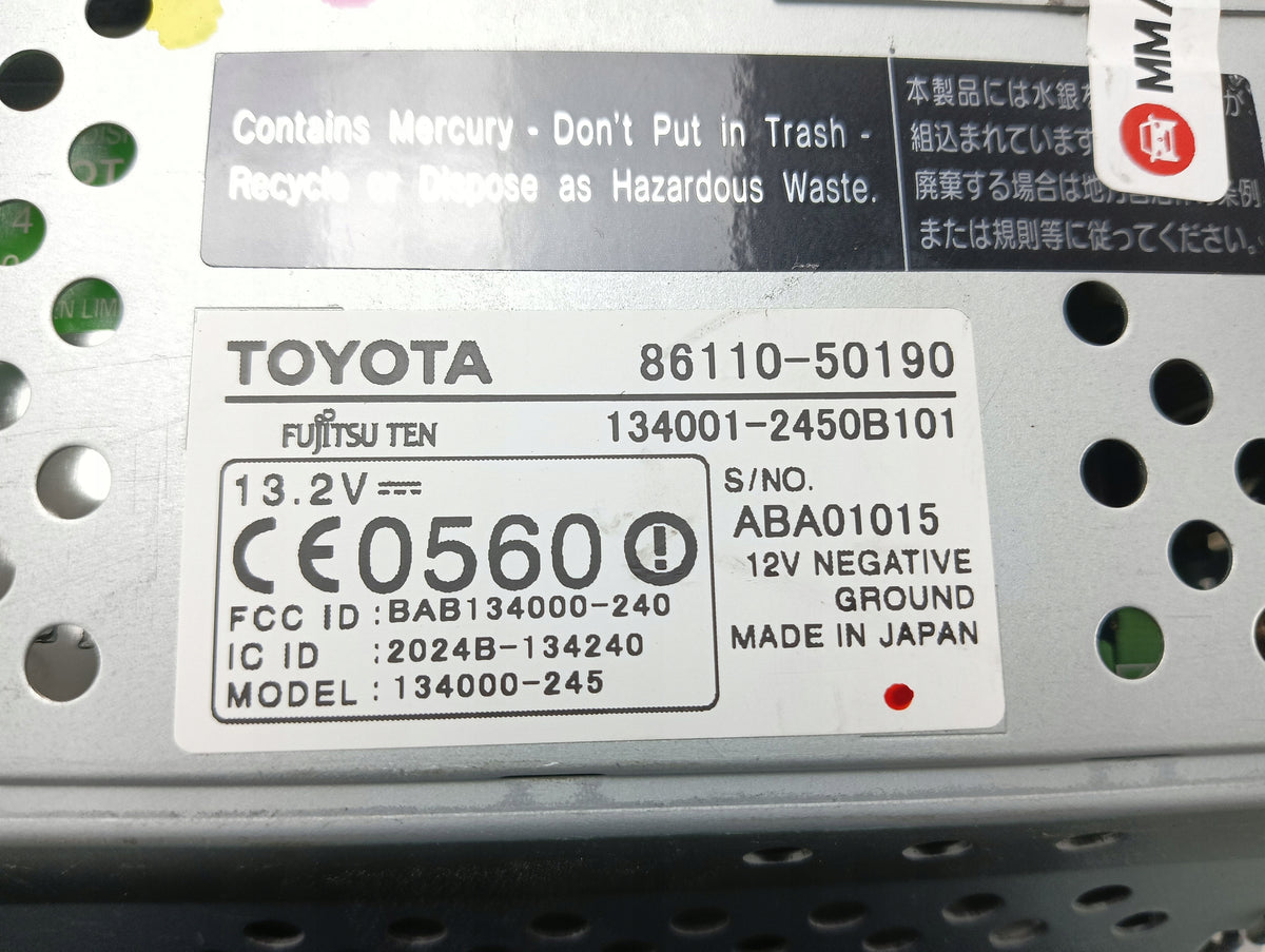 DISPLAY LEXUS LS III LS430 LIFT (2003-2006) 86110-50190