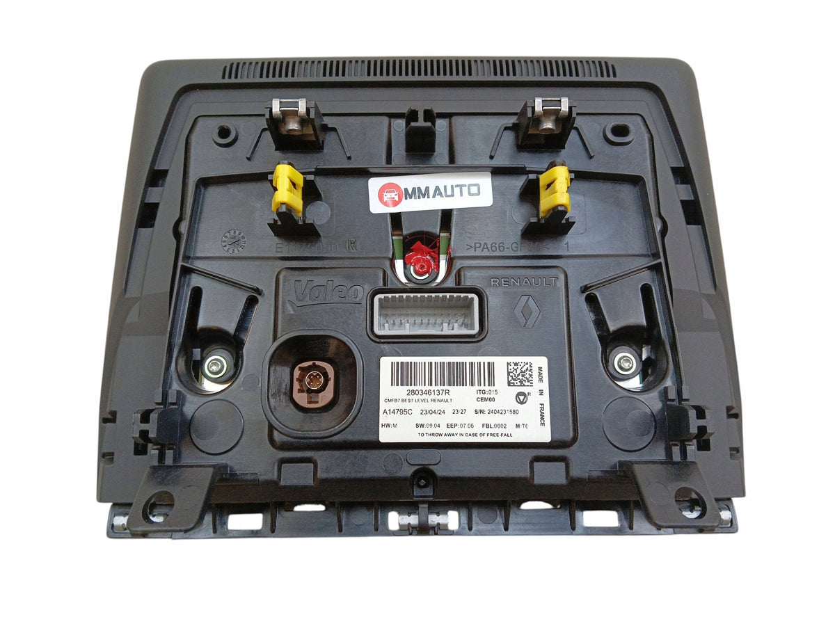 DISPLAY NAVIGATION RADIO SCREEN RENAULT CLIO V 280346137R