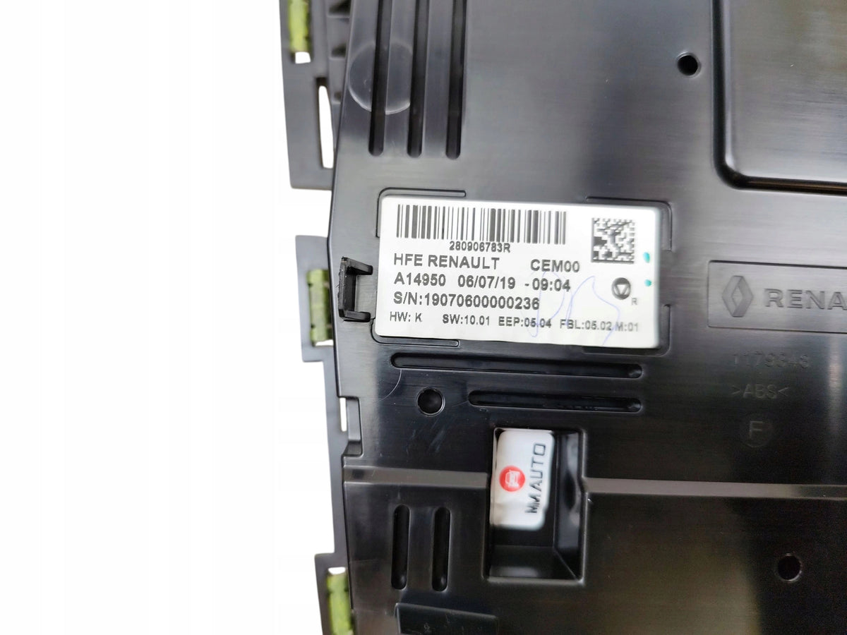 DISPLAY RADIO NAVIGATION SCREEN RENAULT KADJAR 280906783R