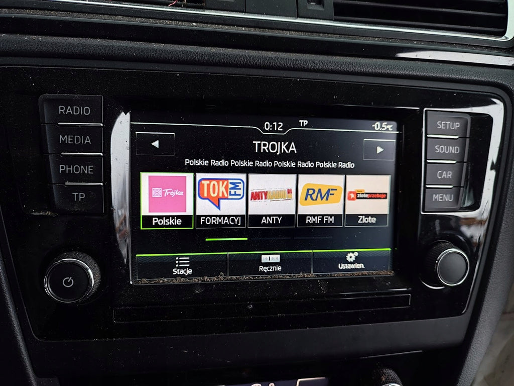 DISPLAY RADIO SCREEN SKODA RAPID 5JA919604